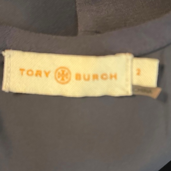 Tory Burch Sleeveless Erin Crepe Dress in Classic Navy Size 2 Preppy Corporate - Picture 6 of 8